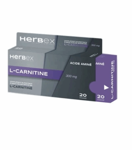 HERBEX L-CARNITINE 300Mg 20 GELULES