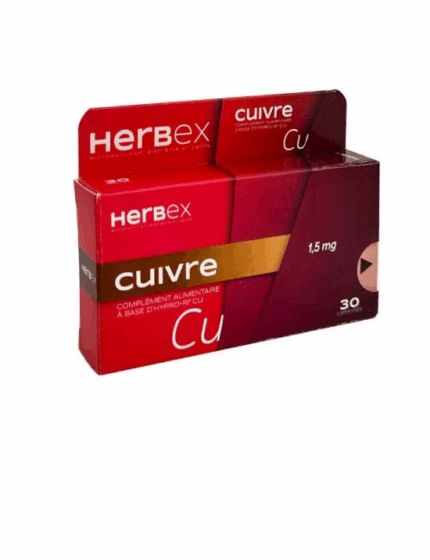 HERBEX Cuivre 30 GELULES