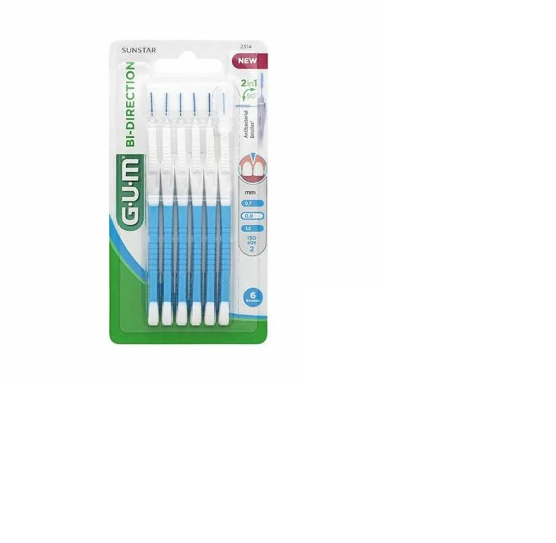 bonheur GUM BI DIRECTION Brossette interdentaire 0.9MM 2314 – Image 1