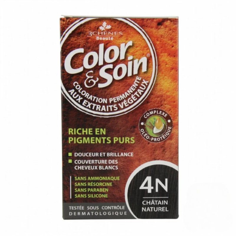 color-soin-coloration-chatain-naturel-4n 3 CHENES COLOR & SOIN COLORATION CHATAIN NATUREL 4N – Image 1