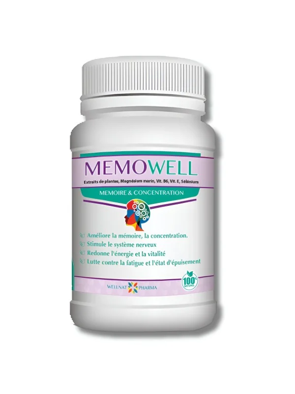 wellnat-pharma-memowell-boite-de-30-complements-alimentaires MEMOWELL BOITE DE 30 – Image 1