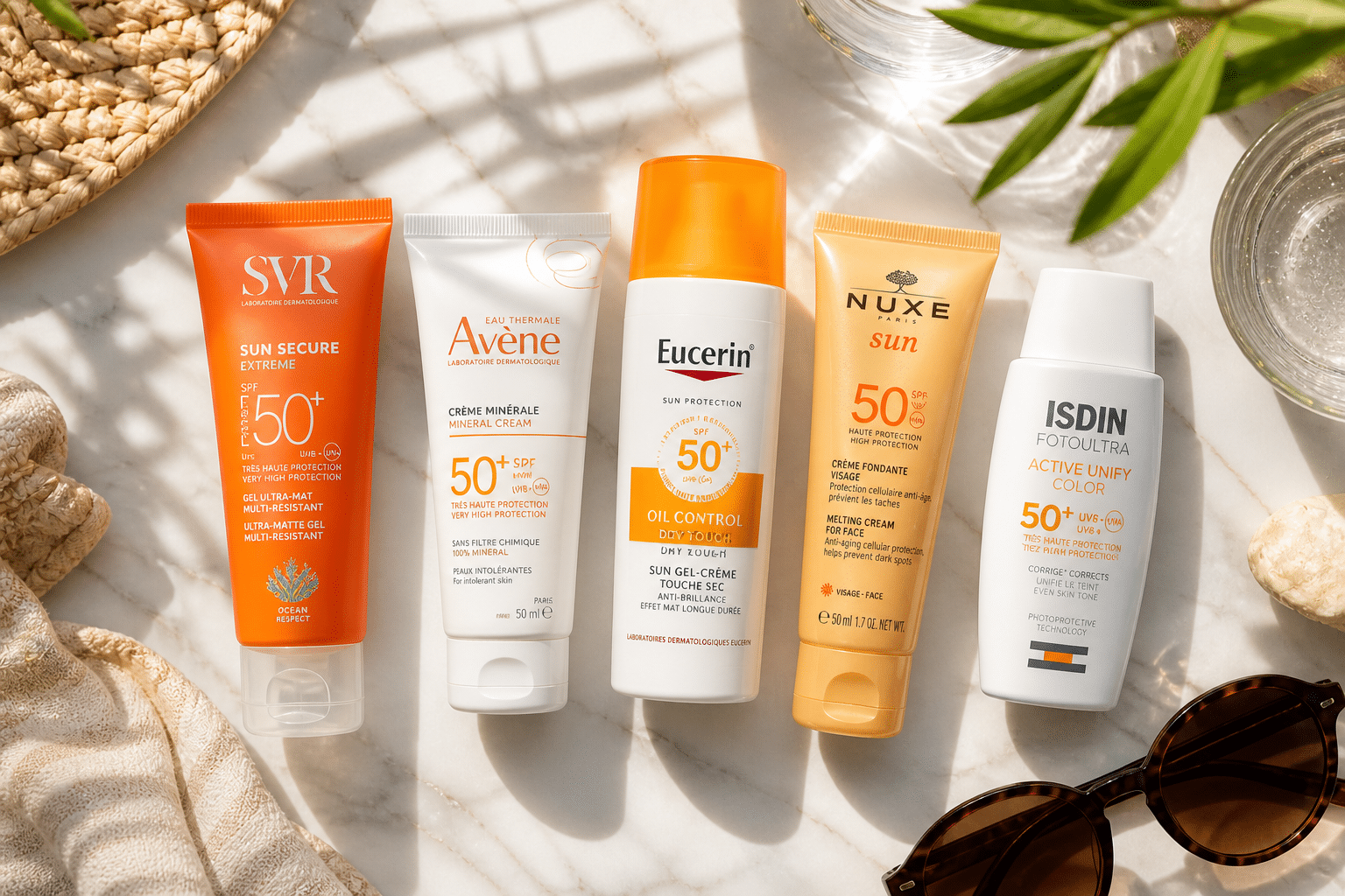 Meilleur écran solaire Tunisie 2026 — sélection SPF50+ pour tous types de peau parapharmacie en ligne