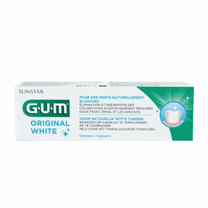 GUM ORIGINAL WHITE DENTIFRICE 75ML