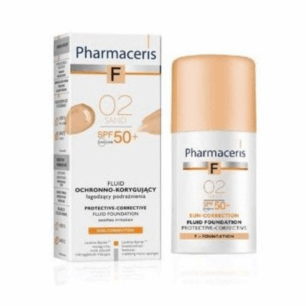 PHARMACERIS F FOND DE TEINT SPF 50+ (02 SAND) 30ML