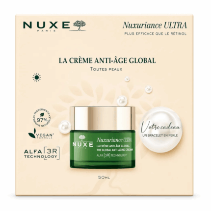 NUXE - COFFRET LA CREME DE JOUR ANTI AGE GLOBAL 50ML + BRACELET EN PERLE OFFERT