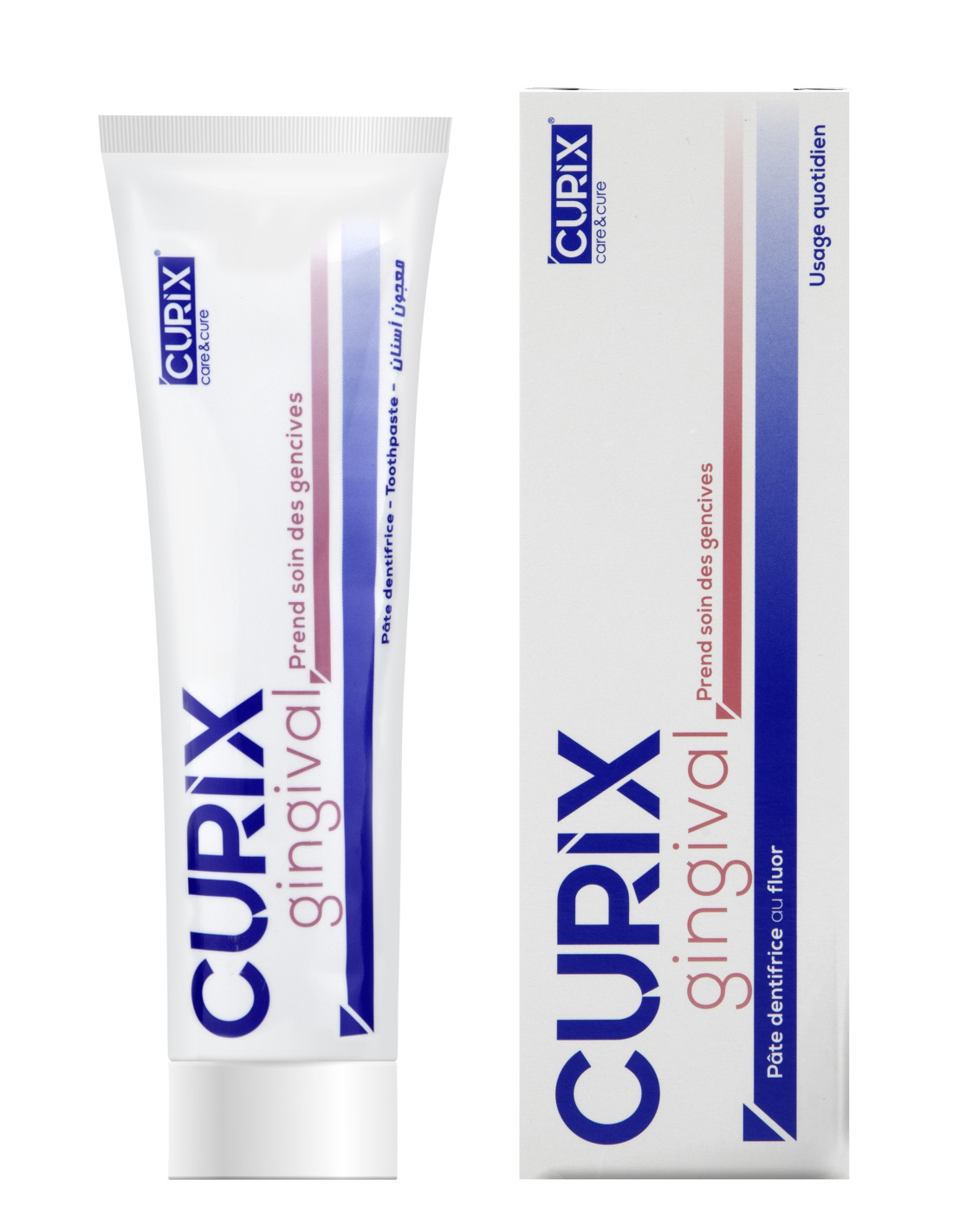 321 CURIX Dentifrice gingival 75ml + brosse a dent offert – Image 1