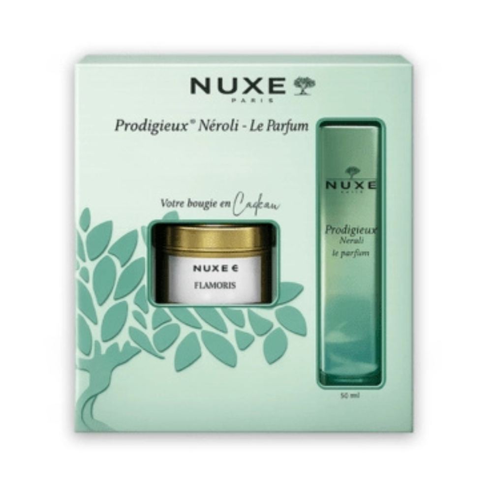 36 NUXE COFFRET PARFUM PRODIGIEUX NEROLI + BOUGIE CADEAU – Image 1