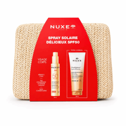 Nuxe Trousse Sun Spray Solaire Délicieux SPF50 + Huile de Douche Offerte