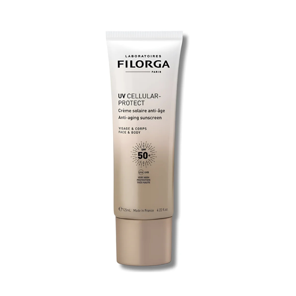 654 FILORGA UV CELLULAR-PROTECT - CRÈME SOLAIRE ANTI-ÂGE VISAGE CORPS SPF50+ 125ML – Image 1