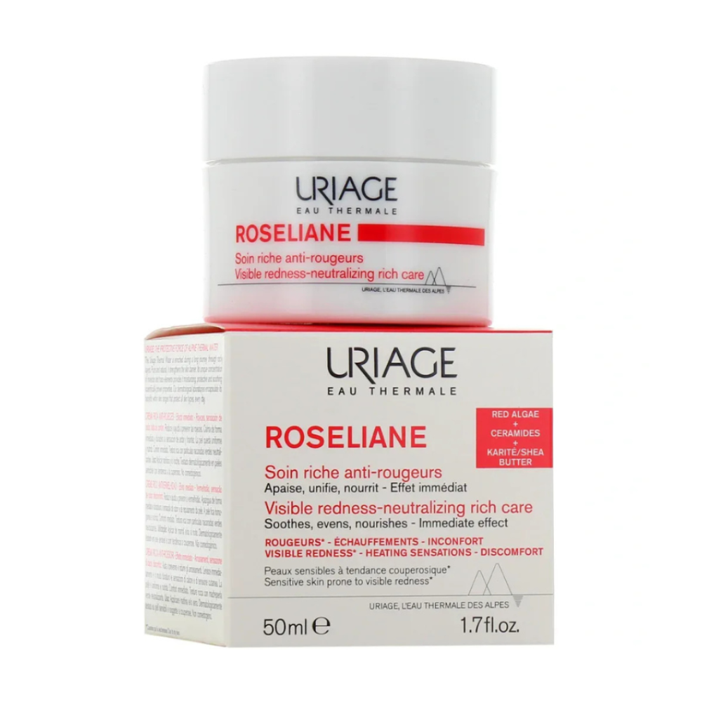 97 search URIAGE ROSELIANE CREME RICHE ANTI ROUGEURS 50ML pharmashop URIAGE ROSELIANE CREME RICHE ANTI ROUGEURS 50ML – Image 1