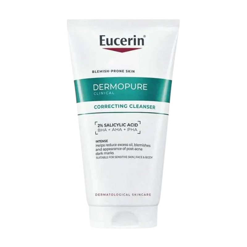 eucerin-dermopure-clinical-gel-nettoyant-triple-action-150ml (1) EUCERIN DERMOPURE CLINICAL GEL NETTOYANT TRIPLE ACTION 150ML – Image 1