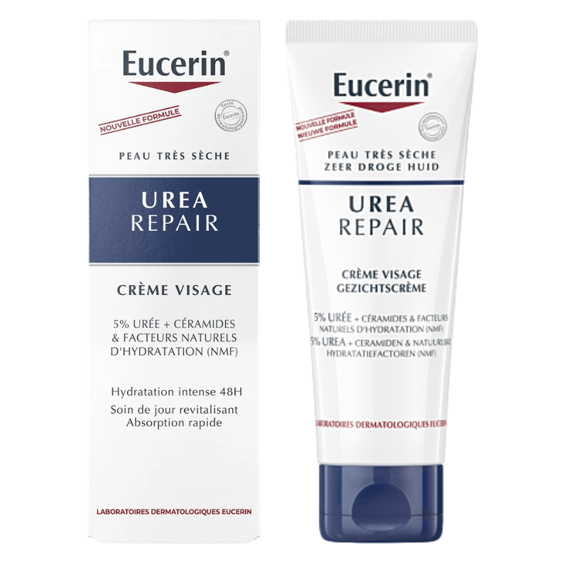 eucerin-urea-repair-creme-visage-peau-seche-50-ml EUCERIN UREA REPAIR CREME VISAGE PEAU SECHE 50 ML – Image 1