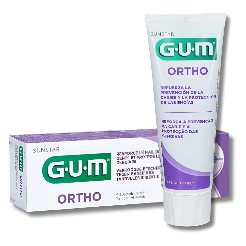 gum-dentifrice-ortho-75ml-hygiene-gum GUM - DENTIFRICE ORTHO 75ML – Image 1