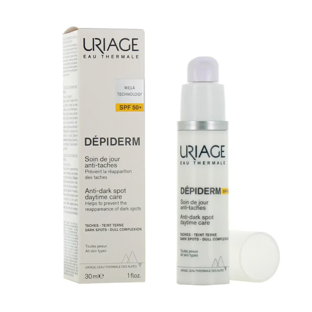 jtgj URIAGE DEPIDERM Soin du Jour Anti-Tâches SPF50 30ml – Image 1