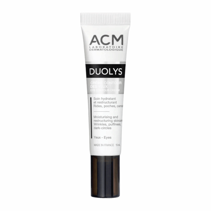 Tube ACM Duolys Crème Contour des Yeux 15 ml, soin anti-âge anti-poches et anti-cernes en Tunisie