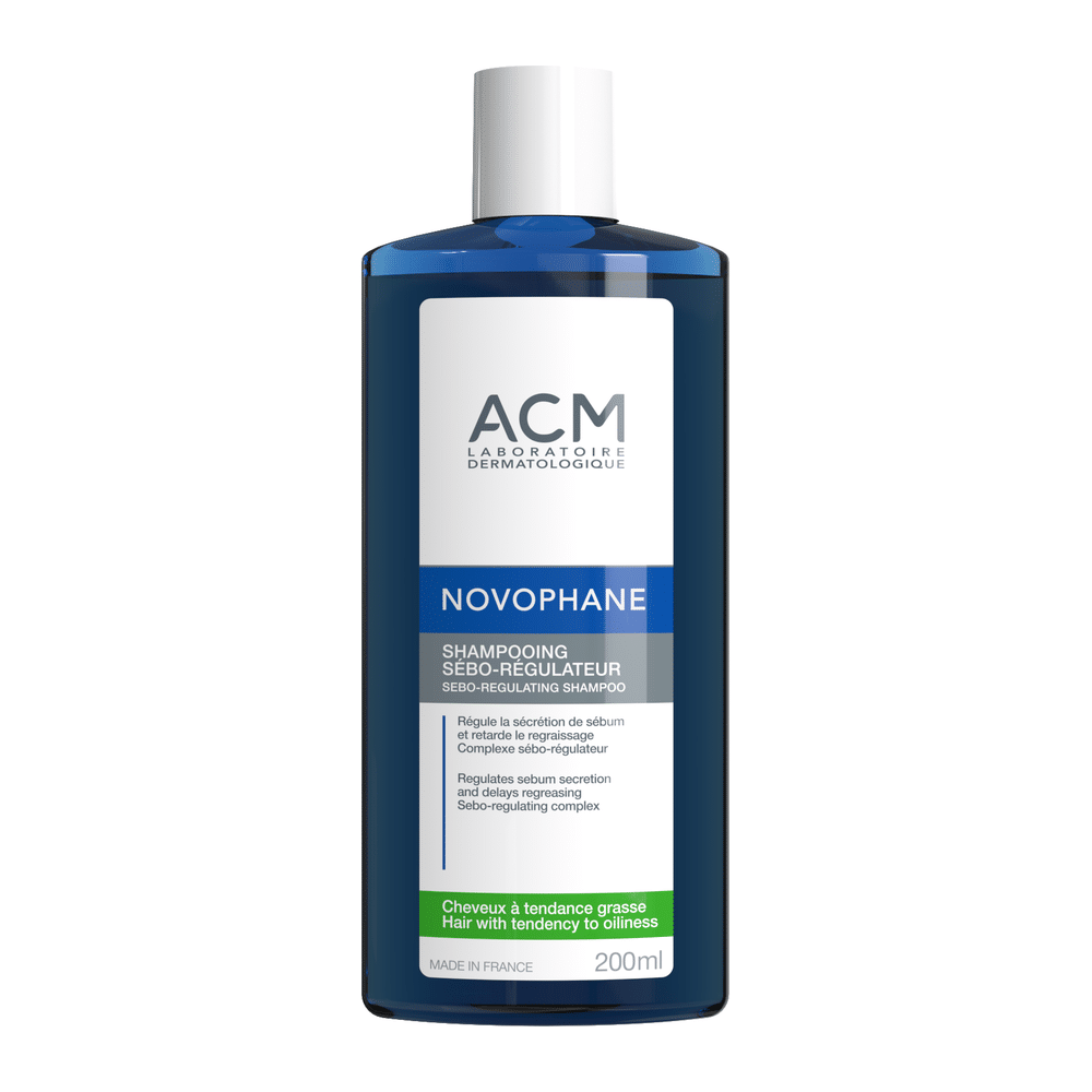 ACM Novophane Shampooing Sébo-Régulateur 200 ml Flacon ACM Novophane Shampooing Sébo-Régulateur 200 ml pour cheveux à tendance grasse en Tunisie