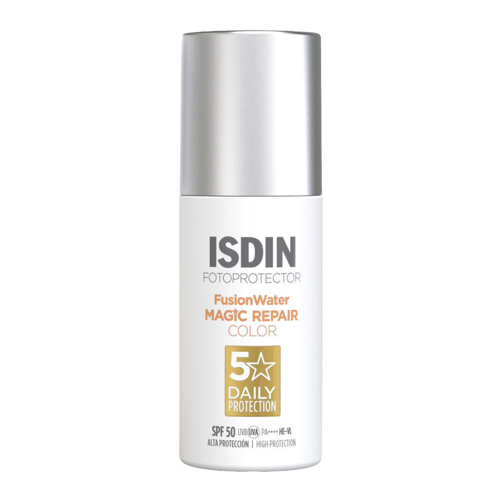 ISDIN Fusion Water Magic Repair Color SPF50 50 ml Flacon ISDIN Fusion Water Magic Repair Color SPF50 50 ml, écran solaire teinté anti-âge en Tunisie