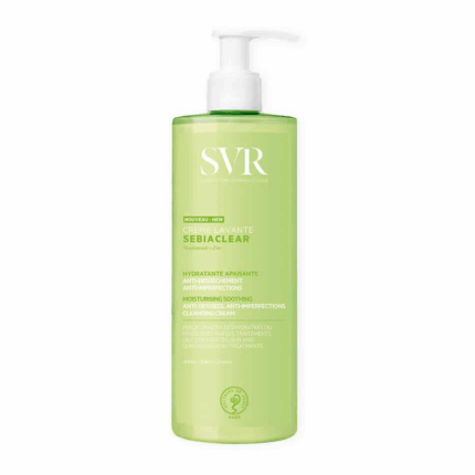 Tube SVR Sebiaclear Crème Lavante 400ml pour le soin du visage en Tunisie