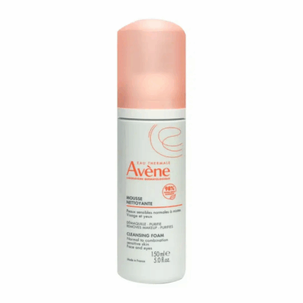 Flacon Avène Mousse Nettoyante visage et yeux 150ml en Tunisie