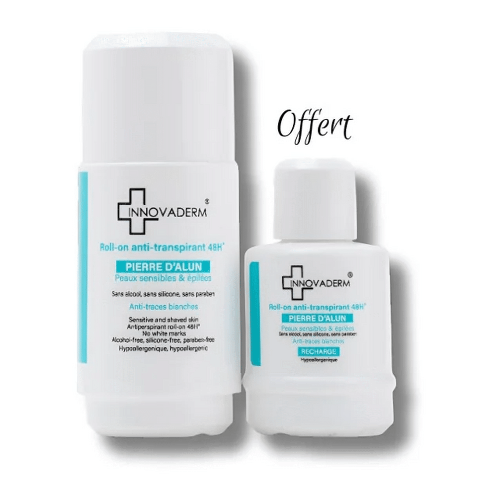 1746633047678-738385216 Innovaderm Roll on Anti Transpirant + Recharge Offerte en Tunisie