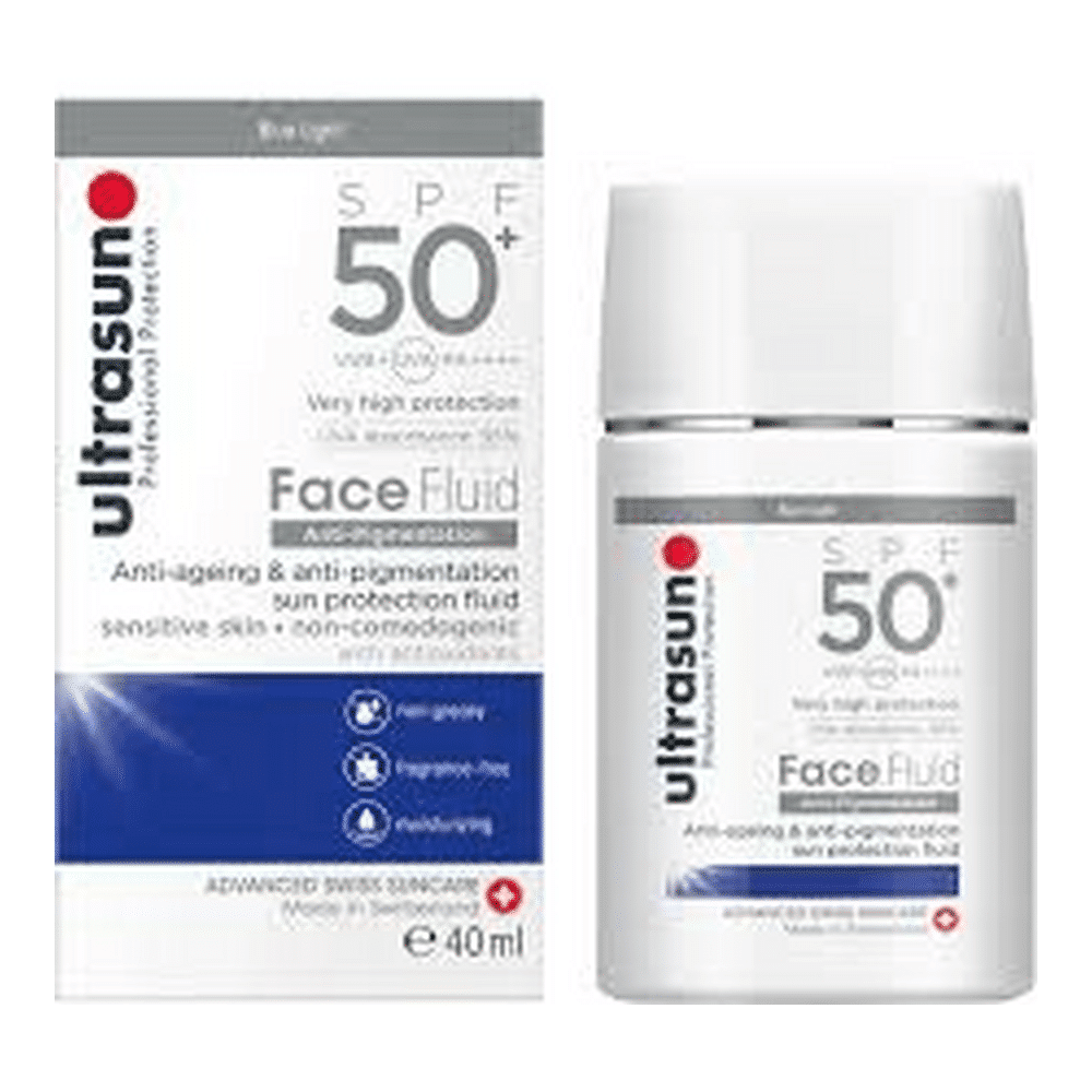 ULTRASUN FACE FLUID ANTI PIGMENTATION BLUE LIGHT SPF50+ 40ML ( NEW)
