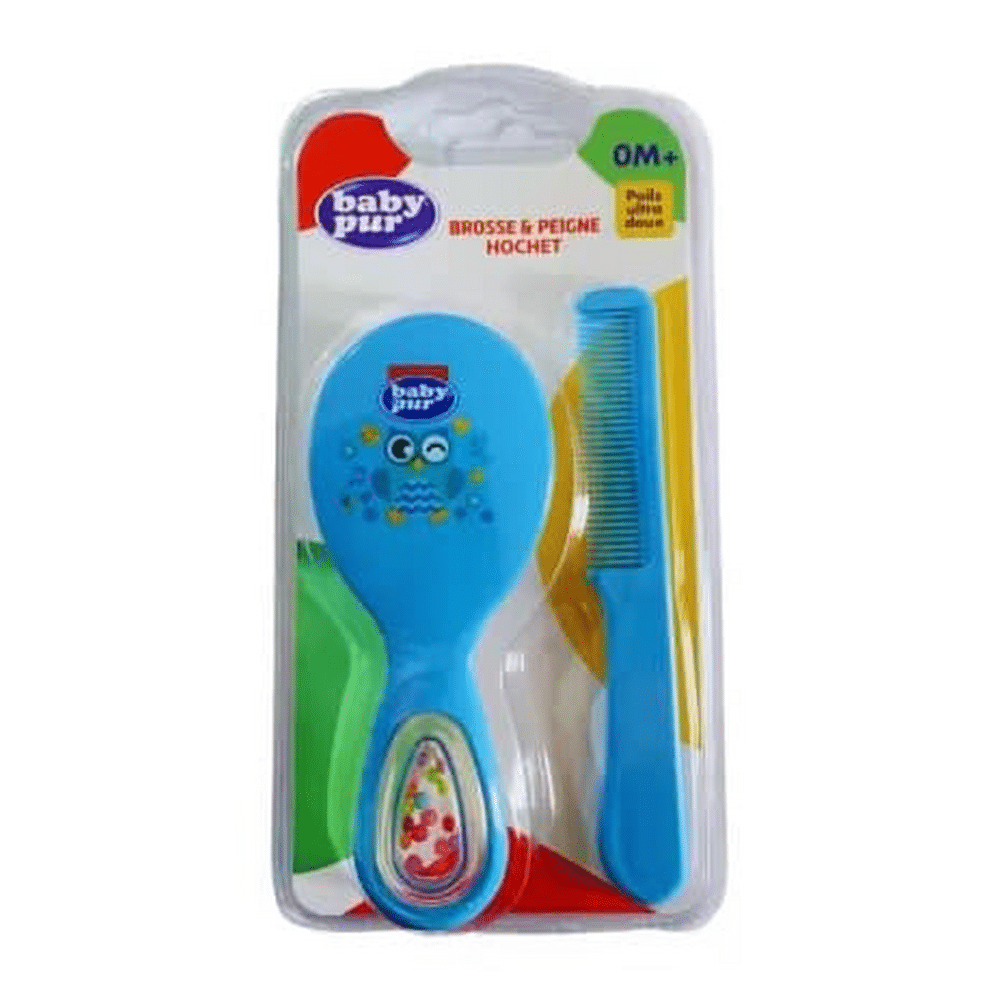 1753813406156-916723877 Baby Pur Brosse et Peigne Hochet en Tunisie