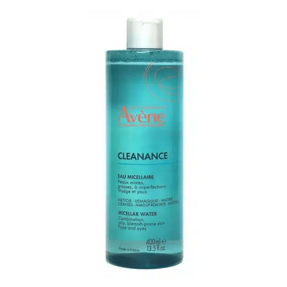1757784615950-756950659 Flacon Avène Cleanance Eau Micellaire 400ml pour le soin du visage en Tunisie