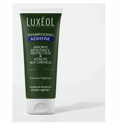 Flacon Luxeol Shampooing Keratine 200ml pour le soin des cheveux en Tunisie