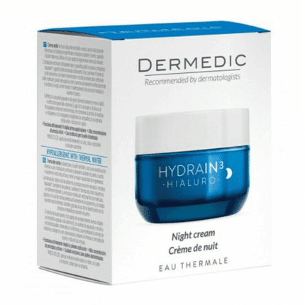 Tube Dermedic Hydrain 3 crème de Nuit Hydratante 55ml en Tunisie