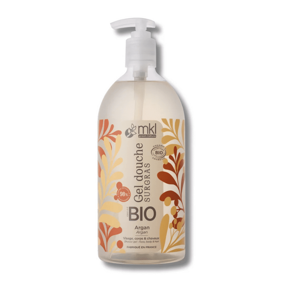1l Flacon MKL Gel Douche Bio Argan 1l pour le soin des cheveux en Tunisie