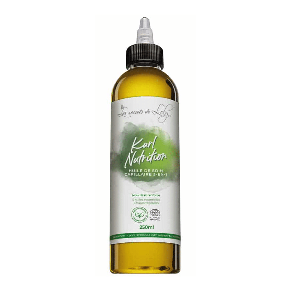 Les Secrets de Loly Kurl Nutrition Huile de soin capillaire 3-en-1 250mL