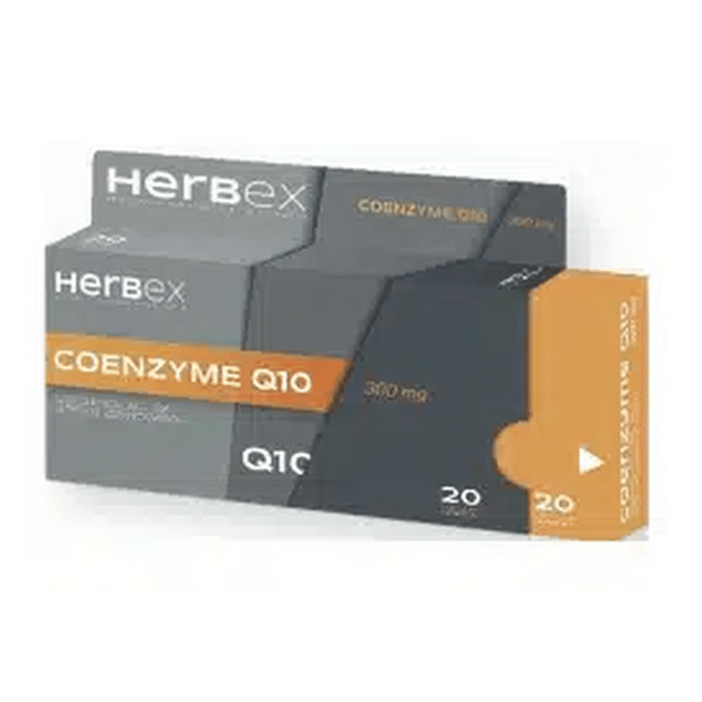 COMPLEMENT ALIMENTAIRE HERBEX COENZYME Q10 300 MG 20 GELULES