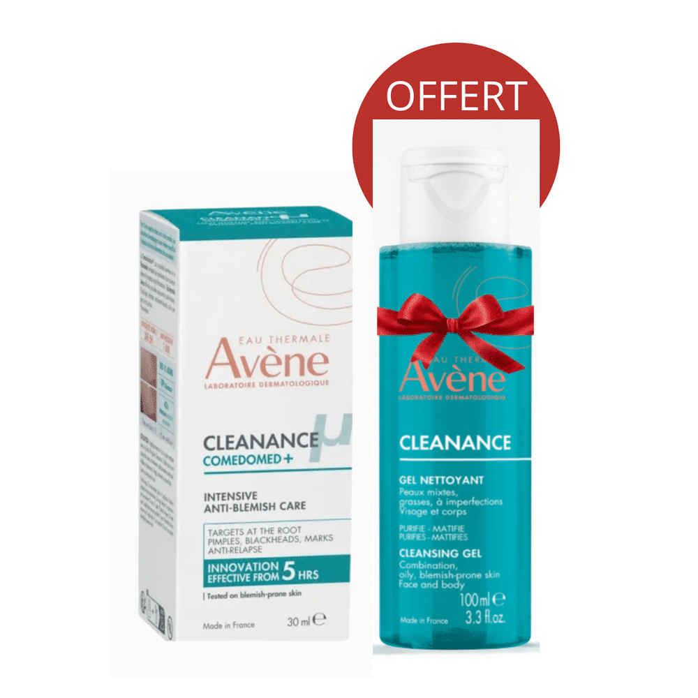 33 Flacon Avène Cleanance Comedomed+ Soin Intensif Anti Imperfections 30ml +gel Nettoyant 100ml Offert pour le soin en Tunisie