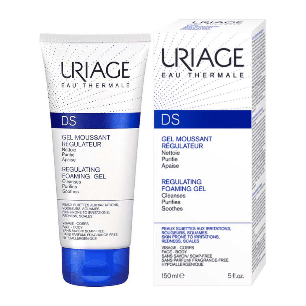 456 Flacon Uriage ds Gel Nettoyant Moussant Régulateur 150ml pour le soin du visage en Tunisie
