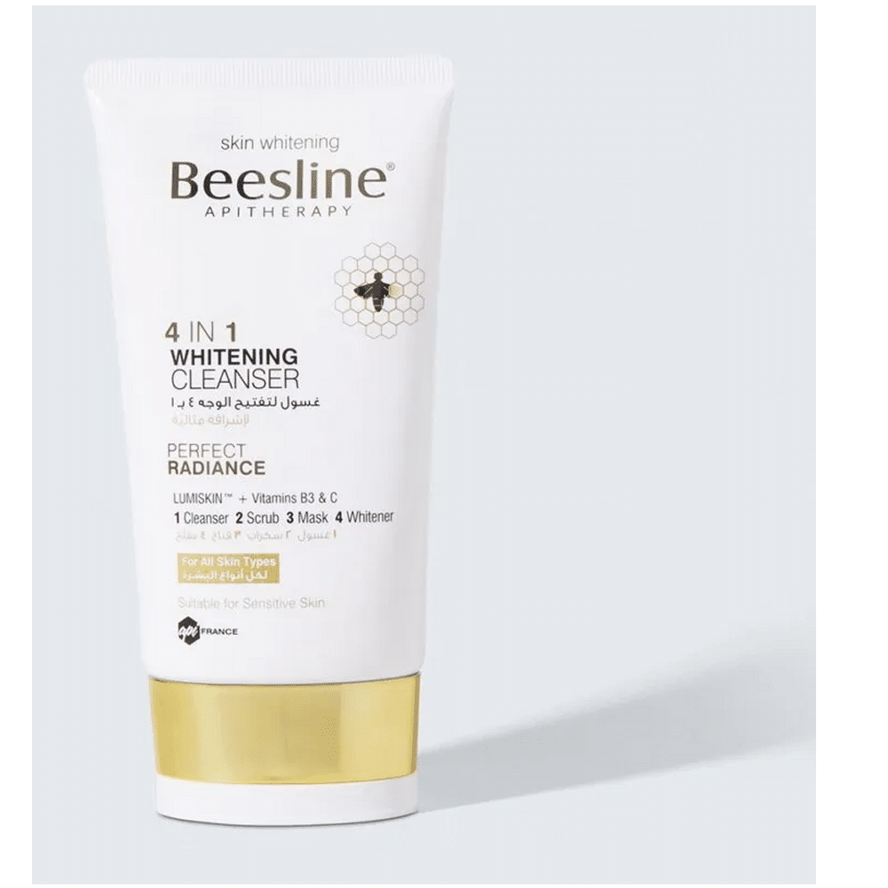 4in1_whitening_cleanser-1000x1000 (1) Flacon Beesline Gel Nettoyant Éclaircissant visage 4 En1 150ml en Tunisie
