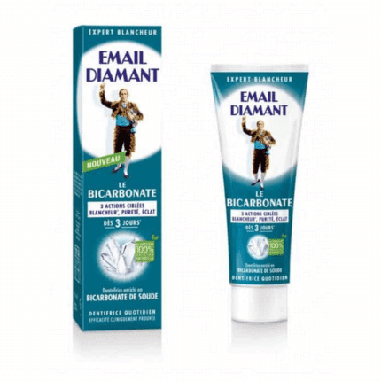 Tube Email Diamant Dentifrice le Bicarbonate 75ml en Tunisie