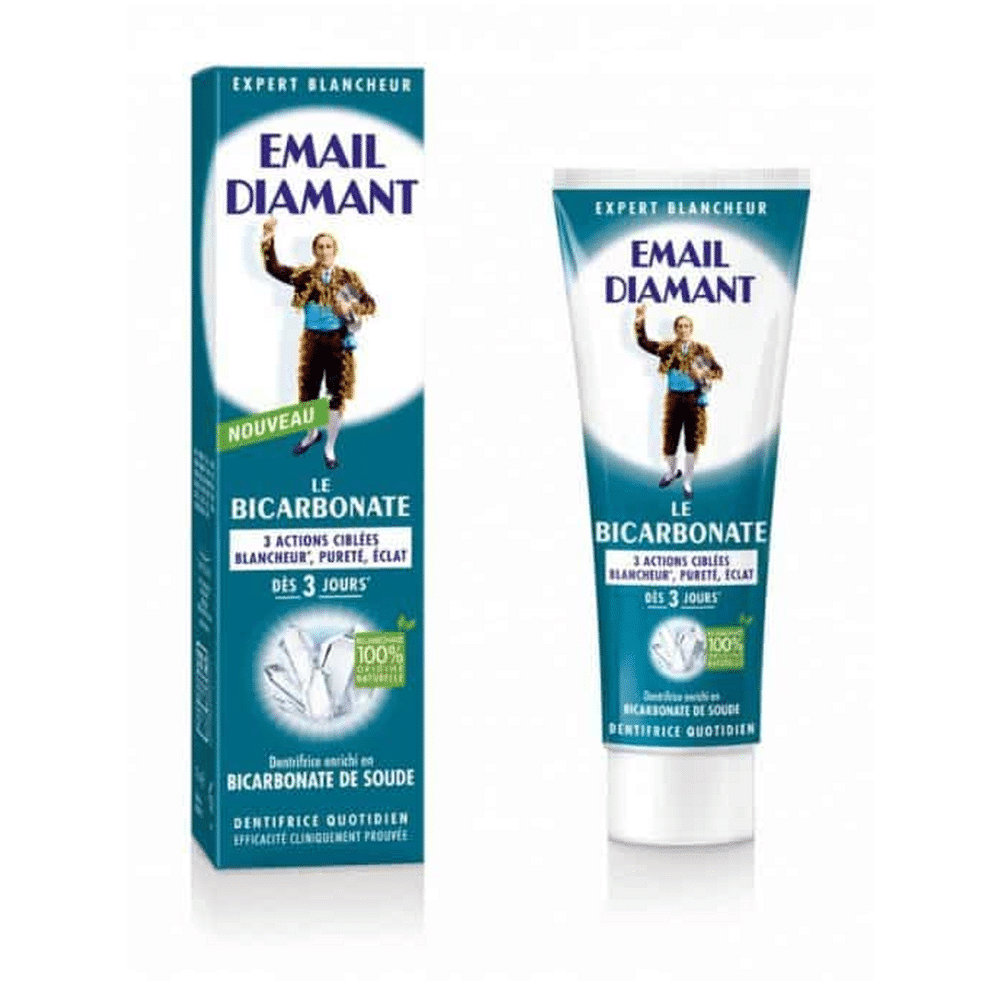 xr:d:DAF_2vXcS84:6,j:9098819201627027299,t:24031811 Tube Email Diamant Dentifrice le Bicarbonate 75ml en Tunisie
