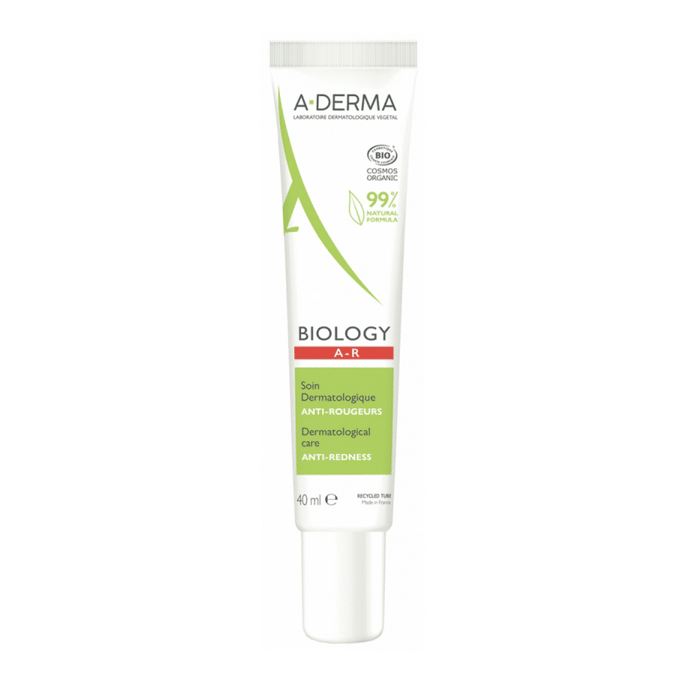 CREME VISAGE SOIN ANTI ROUGEURS PEAUX A TENDANCE COUPEROSIQUEA-DERMA BIOLOGY A-R 40ML
