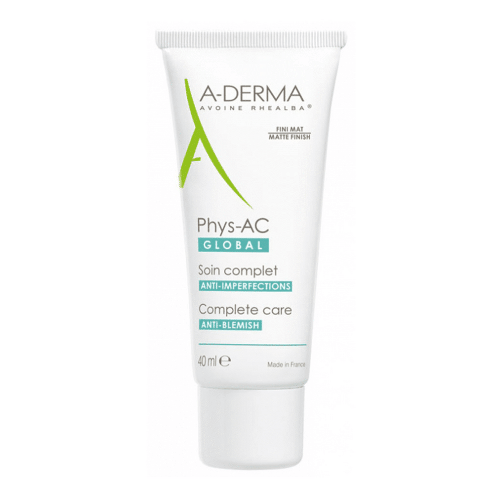 Soin complet peaux grasses à tendance acnéique - A-Derma Phys-AC Global - 40ml