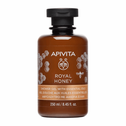 APIVITA-ROYAL-HONEY-GEL-DOUCHE-AUX-HUILES-ESSENTIELLES-250ML-PARA-DU-BONHEUR-TUNISIE