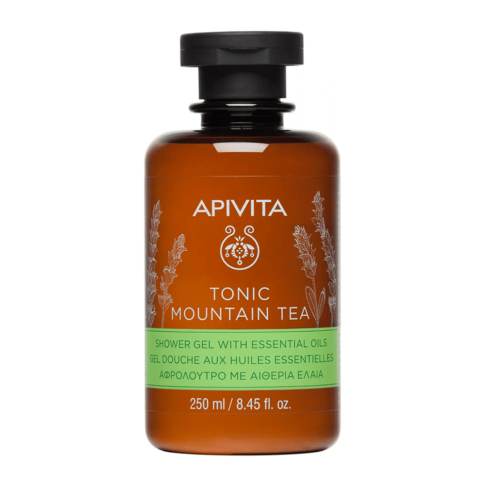 Apivita Tonic Mountain Tea Gel Douche aux Huiles Essentielles 250 ml