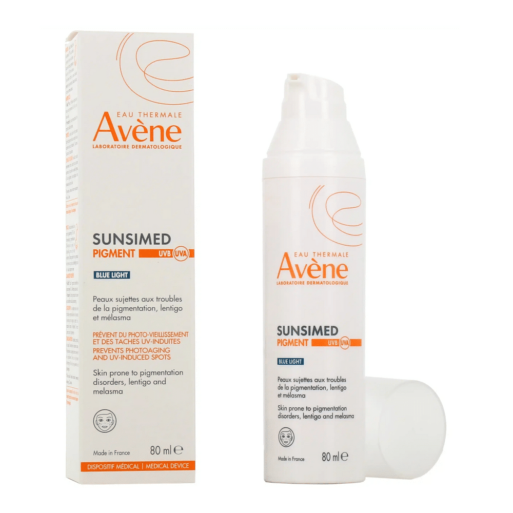 Avene Ecran Solaire Sunsimed Pigment Haute Protection Spf50+ Peaux Sensibles 80ml