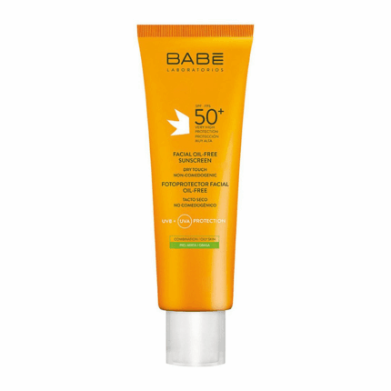 Babe Creme Solaire Oil Free SPF50+ 200ML pour peaux mixtes à grasses, crème solaire visage Tunisie