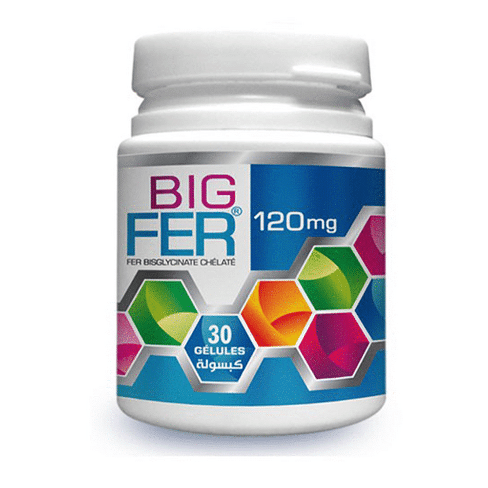 BIG-FER-120-MG-B-30-PARA-DU-BONHEUR-TUNISIE BIG FER 120 MG B/30