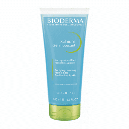 BIODERMA-SÉBIUM-GEL-MOUSSANT-NETTOYANT-PURIFIANT-200-ML---PARA-DU-BONHEUR-TUNISIE