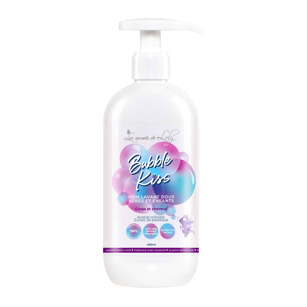 BUBBLE-KISS-400ML-1.jpg Les Secrets De Loly Bubble Kiss 400ml pour le soin du corps en Tunisie