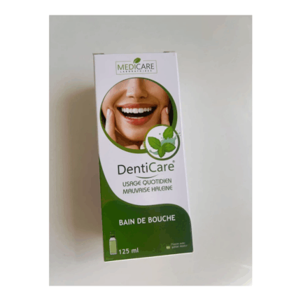 Bain de Bouche Denticare Mauvaise Haleine 125ml pour l'hygiène quotidienne en Tunisie