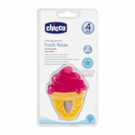 CHICCO-DENTITION-CORNET-DE-GLACE-ROSE-4M+-PARA-DU-BONHEUR-TUNISIE