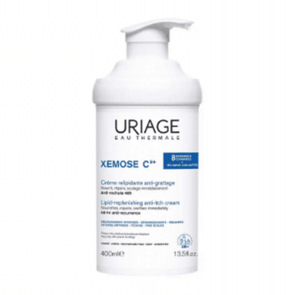 Tube Uriage Xemose C8+ crème Relipidante Anti-grattage - 400ml pour le soin du corps en Tunisie