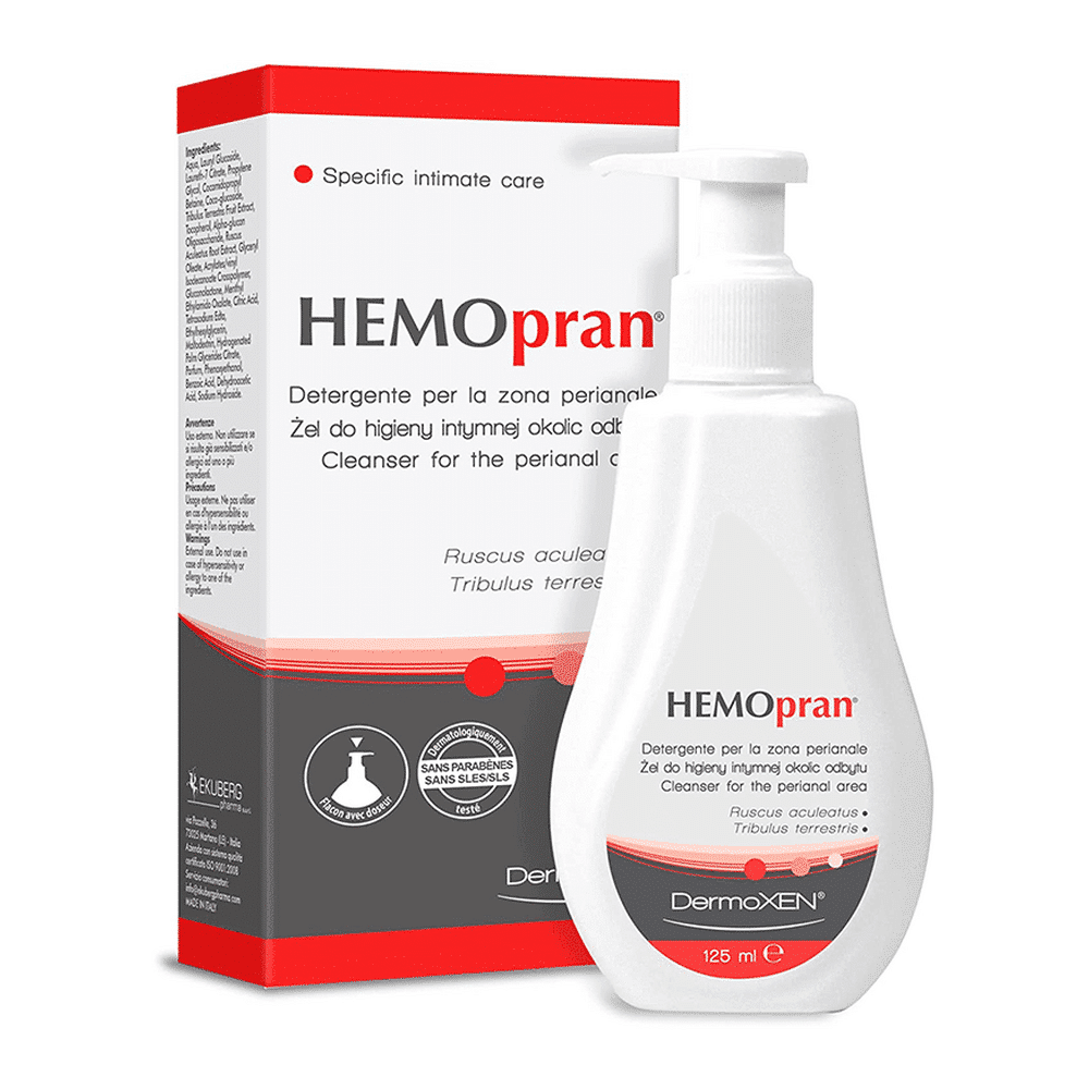DERMOXEN HEMOPRAN GEL LAVANT POUR LES ZONES PÉRINÉALES